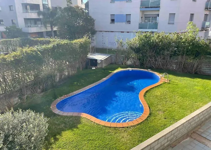 Апартаменты Bonito Piso Con Terraza Y Piscina, Cerca Del Mar *