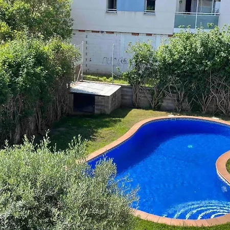 Bonito Piso Con Terraza Y Piscina, Cerca Del Mar アパート リョレート・デ・マル